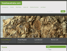 Tablet Screenshot of fossilsaustralia.com